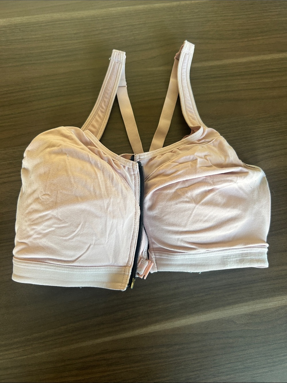 Victoria's Secret Light Pink Front-Zip Comfort Bra